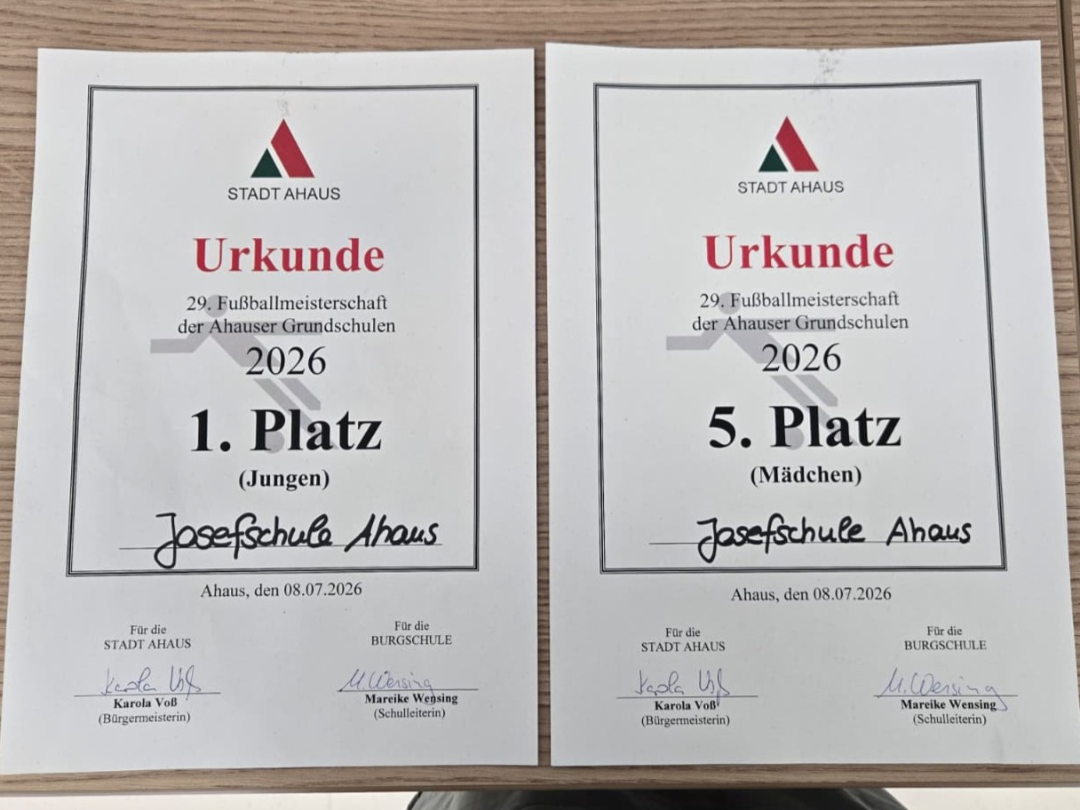 Urkunde Fußballturnier2026